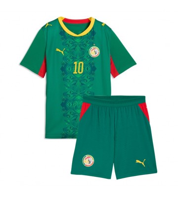 Senegal Sadio Mane #10 Udebanetrøje Børn VM 2026 Kortærmet (+ Korte bukser)